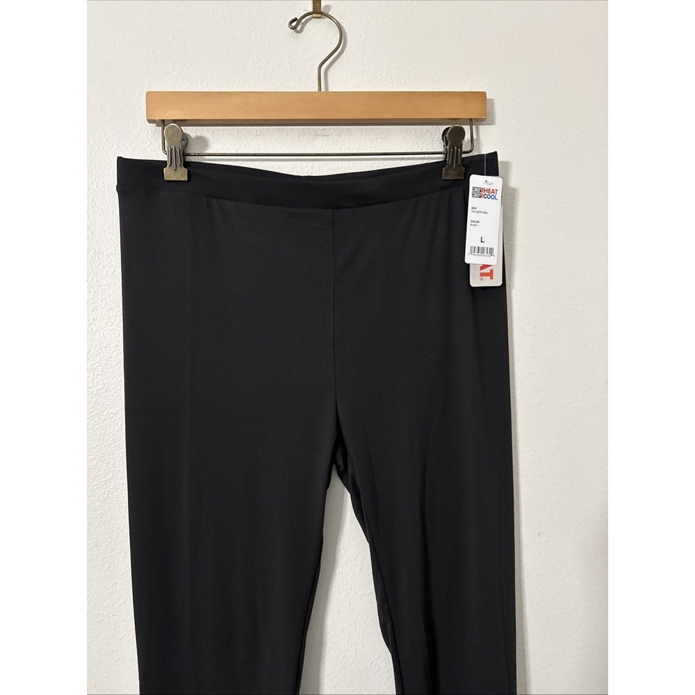NEW WOMEN 32 DEGREES HEAT BASE LAYER LEGGING BLACK SIZE LARGE WINTER FALL